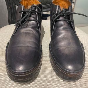 Berluti Cortina leather Ankle Boot in grey